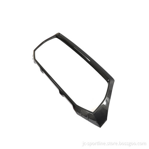 Audi RSQ8 Carbon Fiber Front Grille Frame Outline Cover Trim 2021 Up